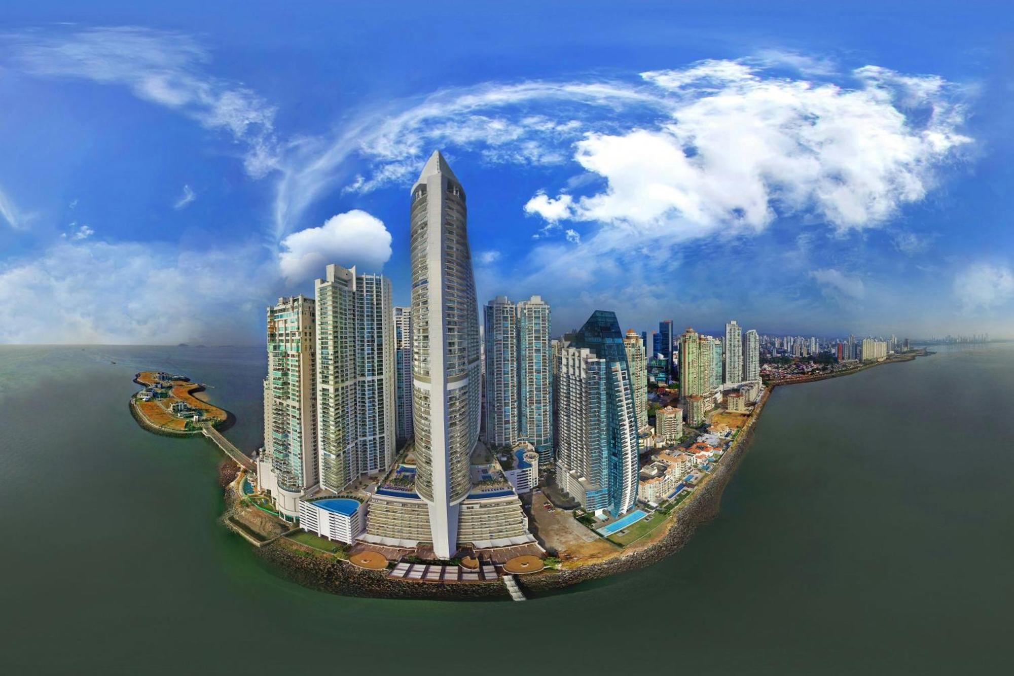 Jw Marriott Panama Hotel Екстериор снимка Panoramic view of Punta Pacifica